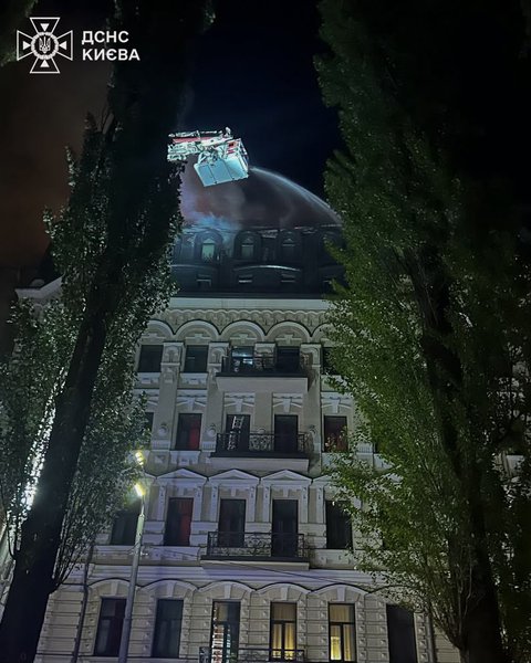атака Київ пожежа у Києві 2 липня